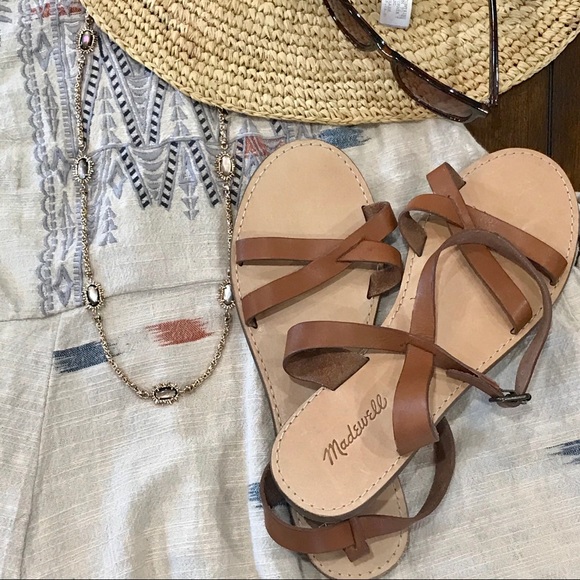 Madewell Boardwalk Leather Sandals - Picture 2 of 8